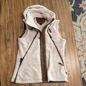 KUHL flight vest Cozy Sherpa Fleece with Hood